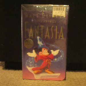 Walt Disney's Fantasia VHS, Clam Shell in Original Wrap